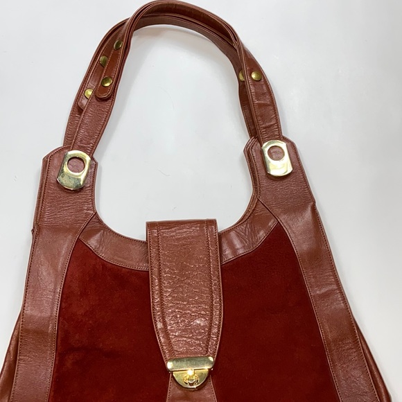 Zenith Bags Vtg Burgundy Brown Zenith Handmade Women Bag Poshmark